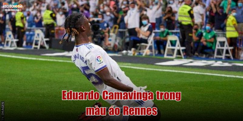 Eduardo Camavinga trong màu áo Rennes
